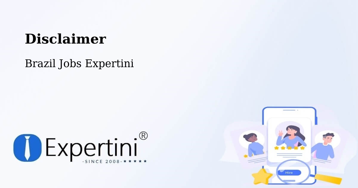 Disclaimer – Brusque - Brazil Jobs Expertini